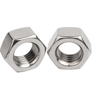 304不锈钢反牙六角螺母 左牙反丝螺丝帽左旋逆牙螺帽M3M4M5M6/M20