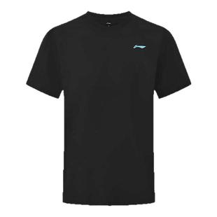 李宁羽毛球服男女款夏季短裤网球服速干圆领短袖上衣休闲运动T恤