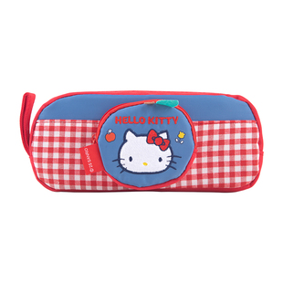 广博三丽鸥笔袋女孩hellokitty铅笔袋高颜值ins风文具袋凯蒂猫铅笔盒女孩版文具盒女孩款糖果色笔袋女小学生