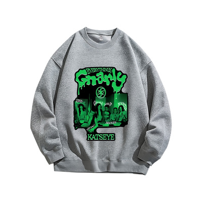 KPOP韩女团Katseye粉丝Gnarly应援周边重磅纯棉长袖卫衣男女同款