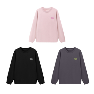 影视飓风环抱花体卫衣STORMCREW重磅圆领舒适休闲长袖秋冬男女款