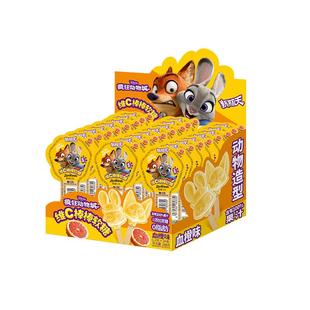 新期天果汁软糖糖果棒棒糖儿童小学生奖励零食疯狂动物城维C软糖