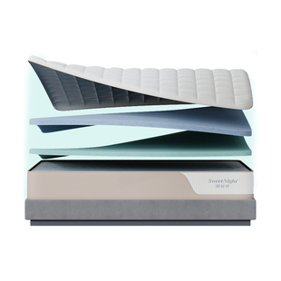 sweetnight甜秘密弹簧床垫国补席梦思乳胶儿童家用卧室可定制