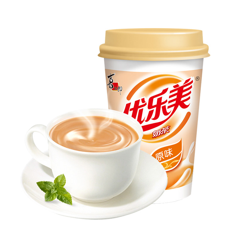 优乐美奶茶80g*30杯装整箱椰果粒香芋草莓麦香原味速溶冲饮喜之郎