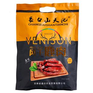 长白山人参鹿肉干梅花鹿手撕风干肉干东北吉林特产大全熟食送礼盒