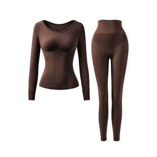 张雨绮同款|曲线主义秋衣秋裤肌底衣冬季发热贴身保暖套装内衣女