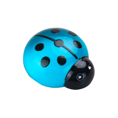 迷你夜光七星小瓢虫模型甲壳虫昆虫小动物摆件发光玩偶玩具