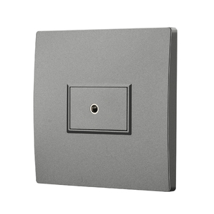 家恩3.5耳机音频插座86型墙壁免焊四色可选模块自由组合