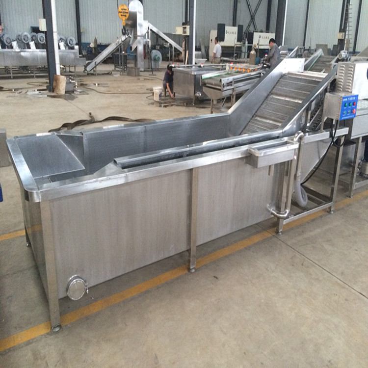 定制 全自动气泡清洗机  蔬菜水果气泡清洗设备  果蔬清洗流水线