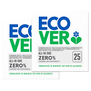 ecover欧维洁洗碗机专用清洁洗涤剂三合一去油光亮无香洗碗块A类