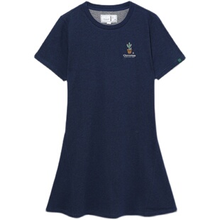 CHOCOOLATE女装短袖连衣裙2021夏季新品活力个性纯色1652XUG