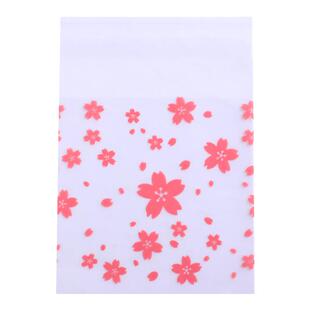 花样磨砂半透明自封袋蛋黄酥自粘袋饼干袋子结实用喜糖果袋100只