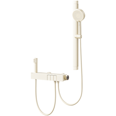 箭牌卫浴奶白淋浴花洒套装无顶喷花洒简易浴缸水龙头家用增压喷头