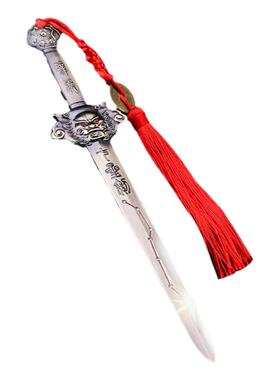 铜钱剑摆件客厅家居合金