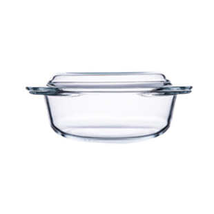 力诺高硼硅耐热玻璃热饭菜碗微波炉专用烤箱蒸锅用带盖汤碗泡面碗