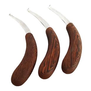 沉香勾刀工具棋楠钩香刀熏香上炉进口精钢打制手工开刃钩香不费劲