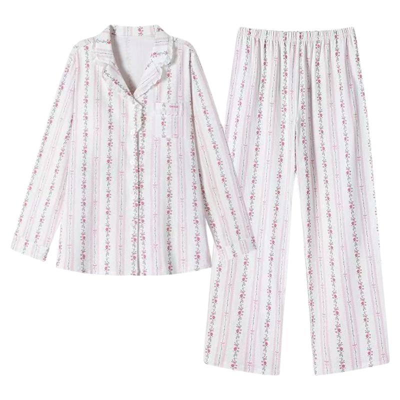 Domiamia纱布月子服哺乳家居套装