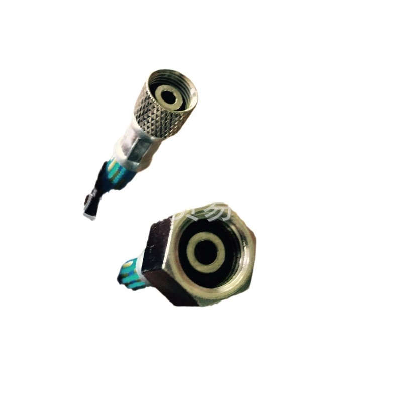 美工喷笔气泵配件 气管 编织管 软管1/8转1/4螺纹接头