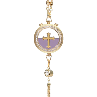 汽车十字架挂件高档车载高端吊饰车内吊坠香水车挂车用吊饰创意女