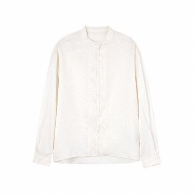 THESOONG/立领不规则衬衫上衣