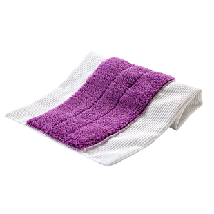 平板拖把替换布夹板懒人拖地布双面加厚墩布家用通用拖布条夹固式