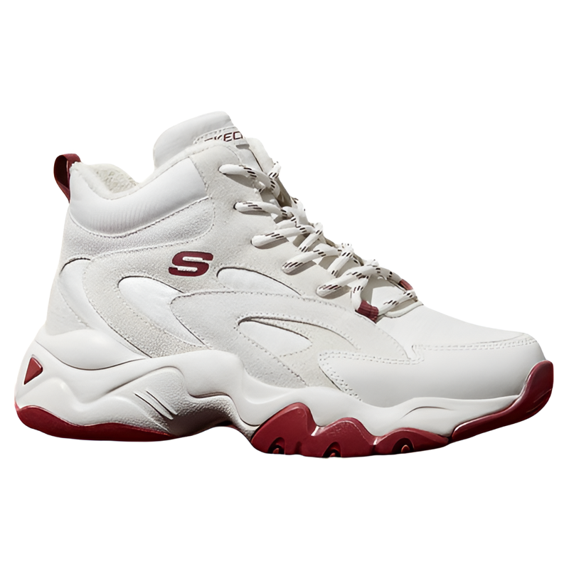 Skechers斯凯奇女鞋高帮休闲鞋秋冬新款户外运动鞋老爹鞋167595