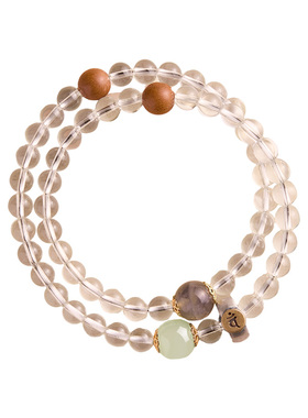 【净化守护】本命佛白水晶手串