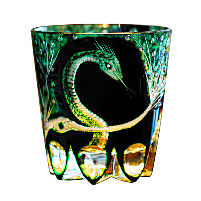 蛇年个性威士忌酒杯江户切子杯