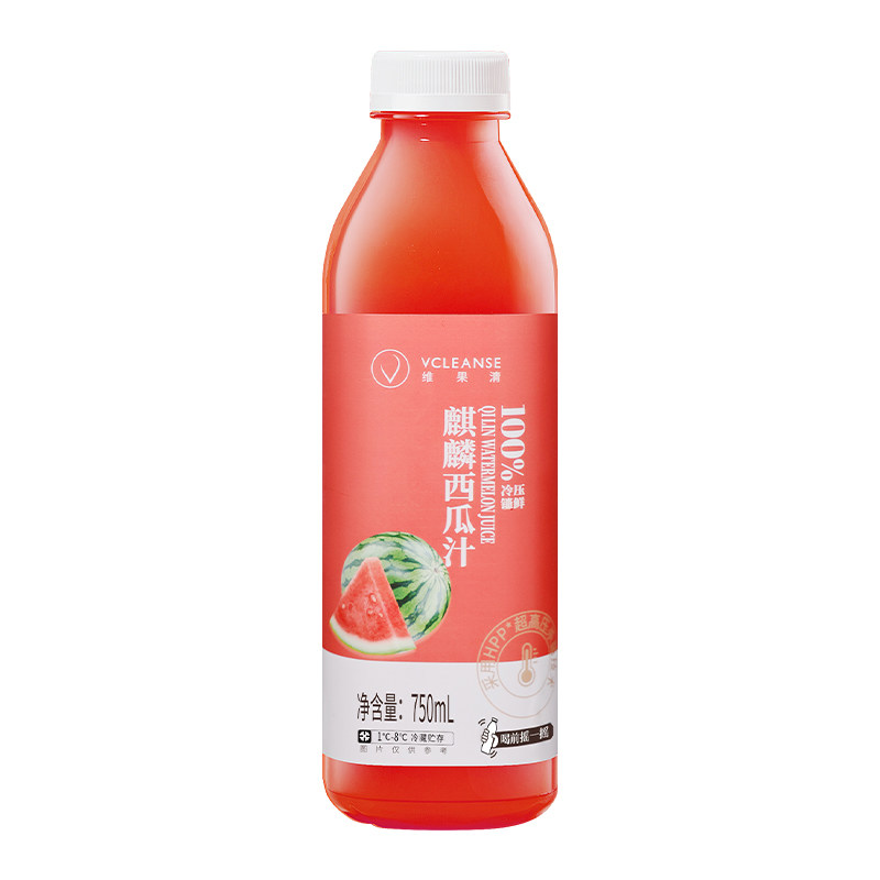 维果清大瓶装西瓜汁HPP鲜榨果汁