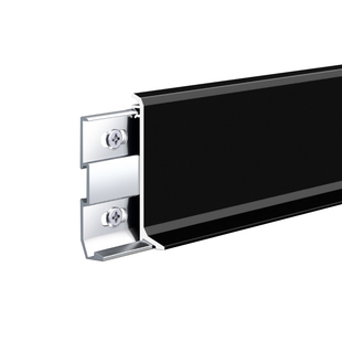 铝合金踢脚线双层锁扣式2025新款4公分金属贴脚线6cm不锈钢地脚线