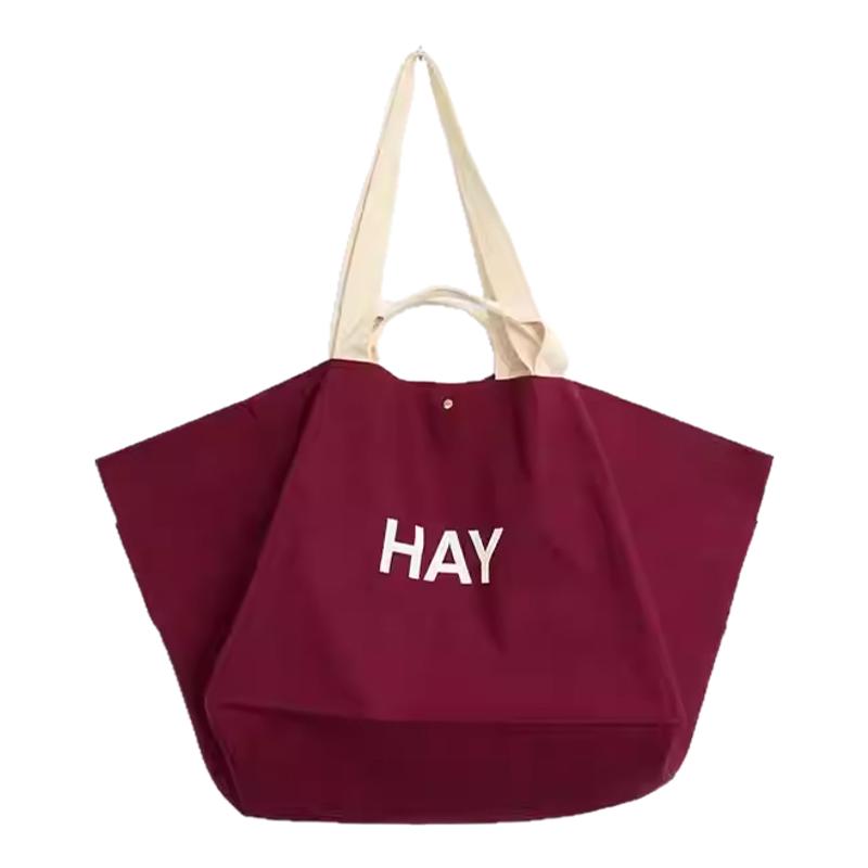 HAY Weekend Bag意大利进口轻奢帆布包大容量单肩包托特包运动