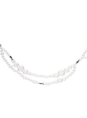 FWISH水晶925银女设计师款项链