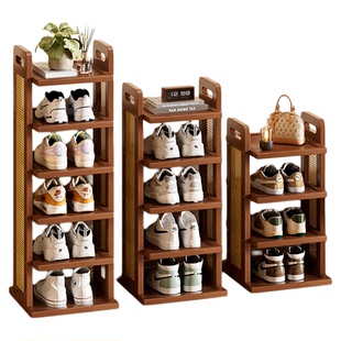 鞋架多层家用门口小窄新款简易鞋柜入户门儿童不占空间门后置物架