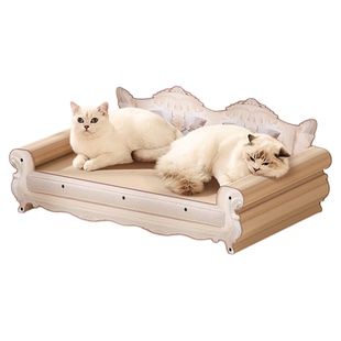 猫沙发床猫抓板猫窝一体耐磨不掉屑瓦楞纸耐抓超级大特大号贵妃椅