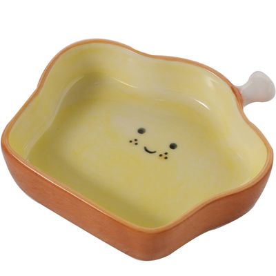 陶瓷面包味碟酱料碟蘸料碟设计感