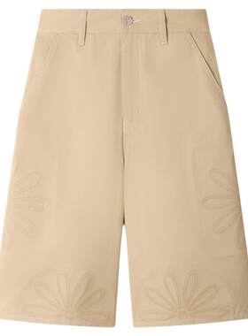 SANDRO花卉刺绣阔腿短裤