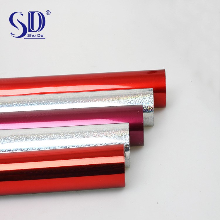 批发供应 布料耐水洗 过塑塑料纸张型烫金纸 刻字膜