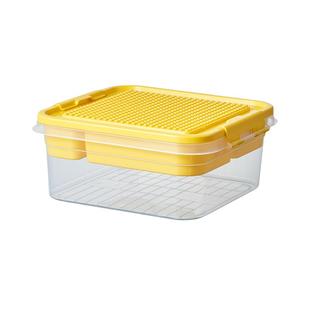 积木收纳盒透明小颗粒乐高玩具收纳箱儿童拼装零件多层分格整理盒