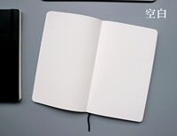 The mo model is an affordable alternative to the legendary notebook. It features an Instagram minimalist soft-sided student diary drawing A5 blank horizontal line with a strap thumbnail 2