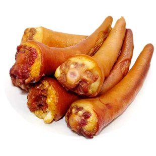 诸城正宗烟熏猪尾巴熟食山东特产卤味整根烤猪尾真空即食下酒小吃