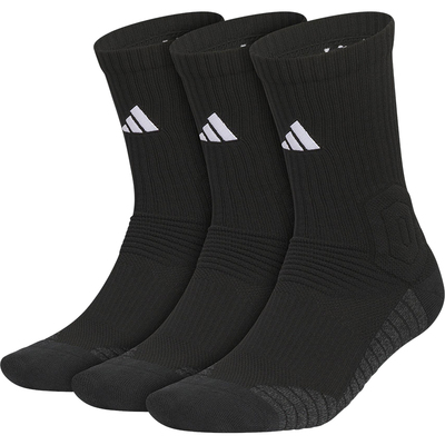Adidas/阿迪达斯正品2025新款男女针织经典运动袜三双装KE7806