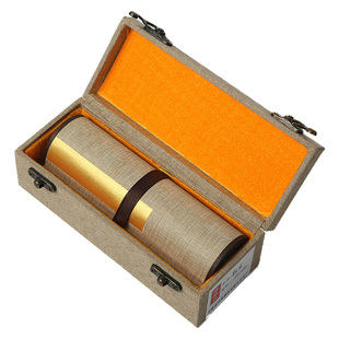 宣纸手卷半生半熟画轴生宣仿古书法国画专用空白熟宣卷轴定制长卷