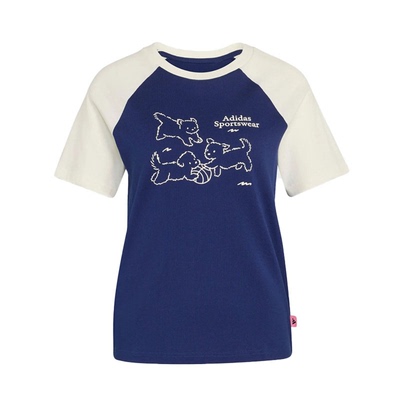 Adidas阿迪达斯女装2026夏季新款POP ART T2 Q2休闲T恤KG7683