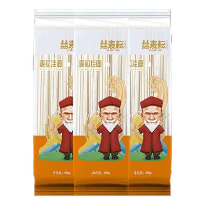 新疆麦芯挂面网红方便800g