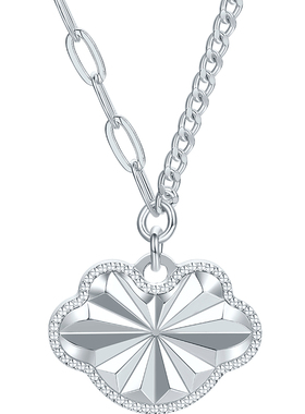 周六福饰品项链女如意链坠