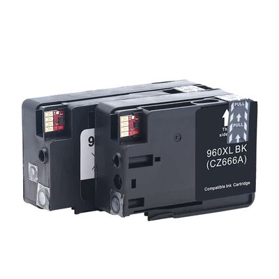 适用惠普3610墨盒HP960墨盒HP3620墨盒HP Officejet Pro3610喷墨打印机一体机原装HP960xl黑色墨水盒