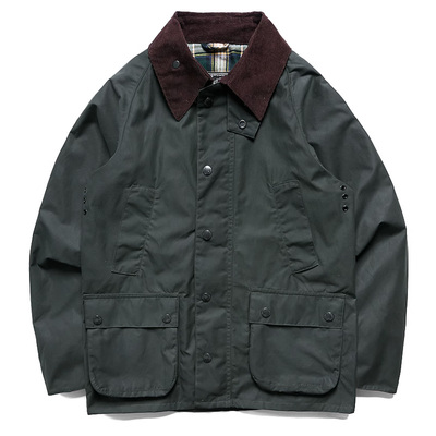 LifeCycle复古油蜡防水猎装外套