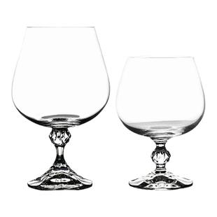 捷克BOHEMIA进口水晶玻璃白兰地杯干邑杯洋酒杯XO轩尼诗威士忌杯