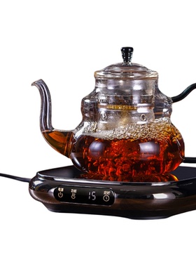 德茗堂大方电陶炉玻璃煮茶器套装