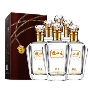 枝江王钻王42度柔雅500ml浓香型白酒纯粮食酒瓶装整箱湖北特产酒